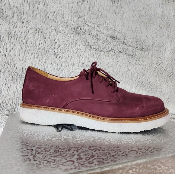 Samuel Hubbard Free Oxford Women's Shoes Size 8.5 Color Burgundy - Picture 5 of 11